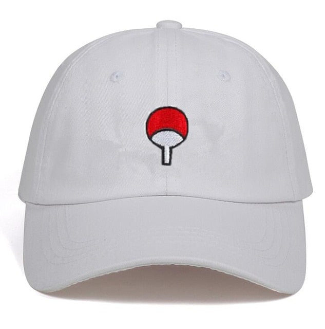 100% Cotton Naruto Dad Hat Uchiha Family Logo Embroidery Baseball Caps
