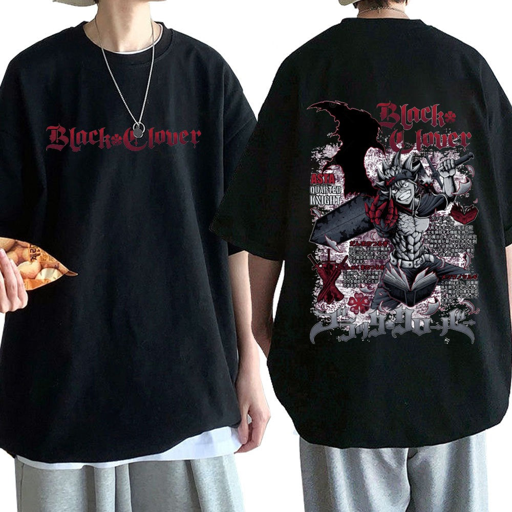 Black Clover Pump Cover Double Sided