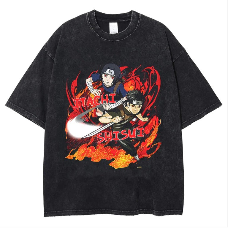 Naruto Oversize Washed Wax Dyed Pump Cover