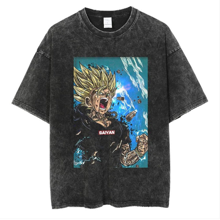 Dragon Ball Oversize Vintage Washed Wax Dyed Pump Cover