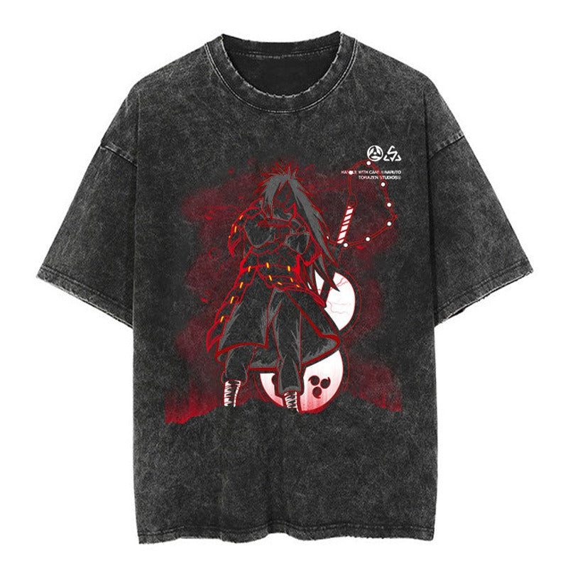 Naruto Oversize Vintage Water Washed Wax Dyed Pump Cover