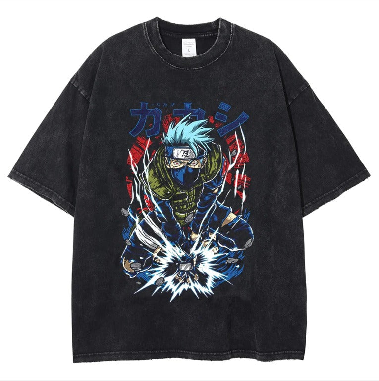 Naruto Oversize Washed Wax Dyed Pump Cover
