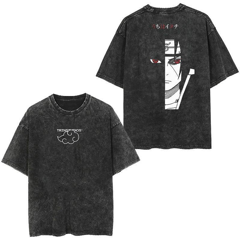 Naruto Oversize Vintage Water Washed Wax Dyed Pump Cover