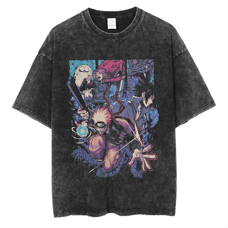 Naruto Oversize Washed Wax Dyed Pump Cover
