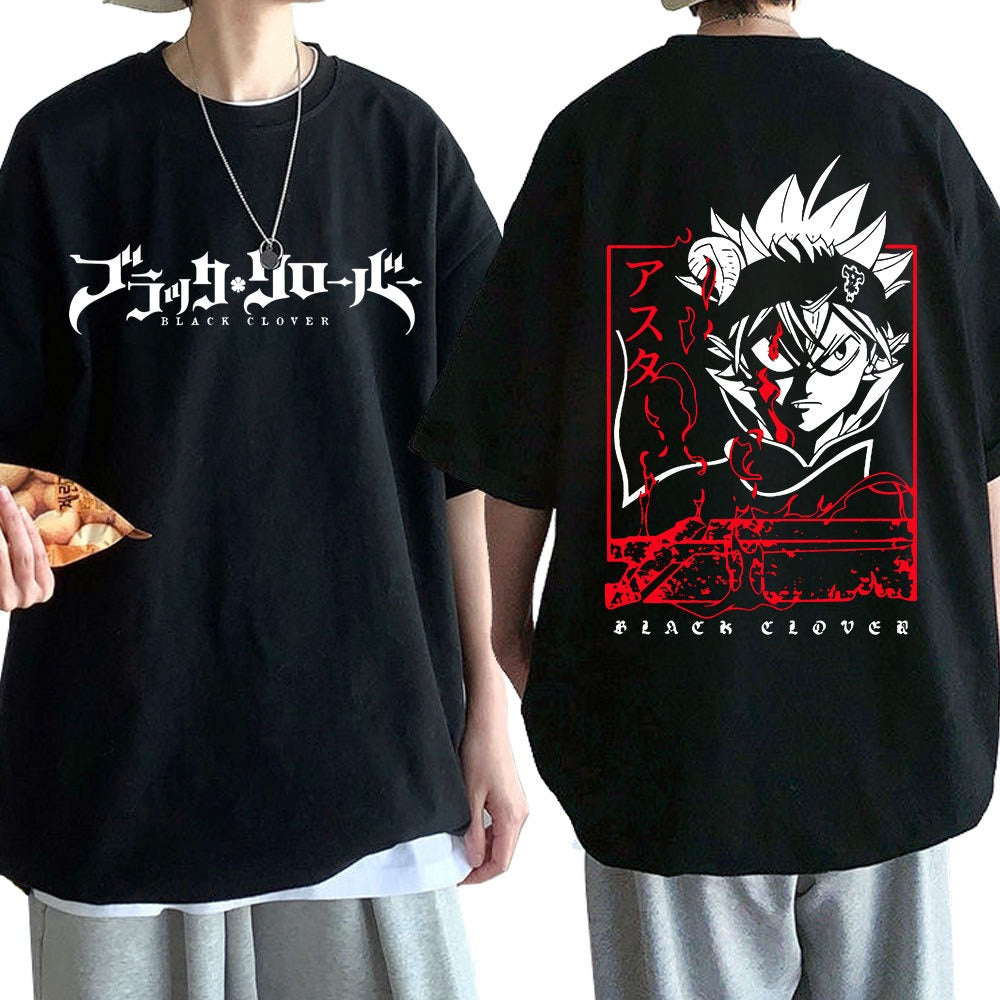 Black Clover Pump Cover Double Sided