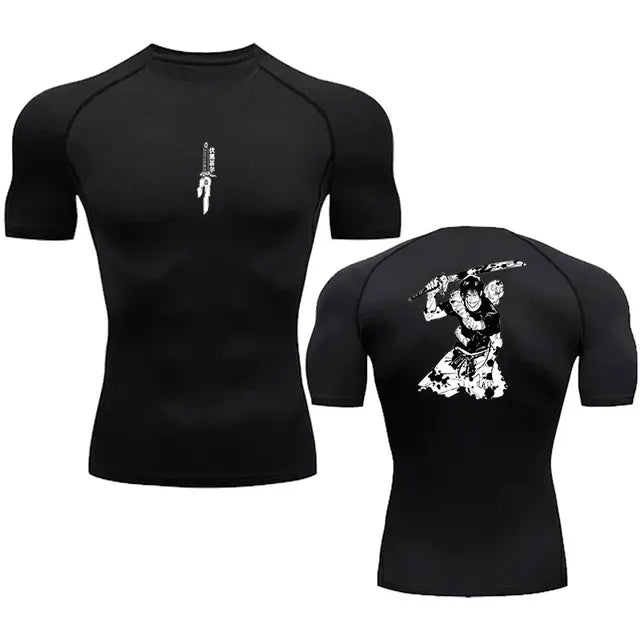 Compression Gym Shirt Toji Fushiguro