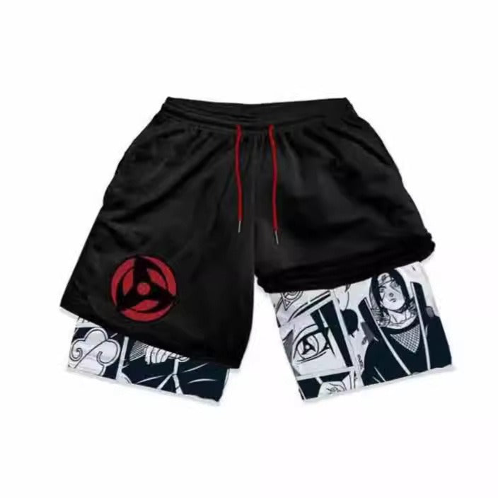 Gym Shorts With Liner Anime Variations
