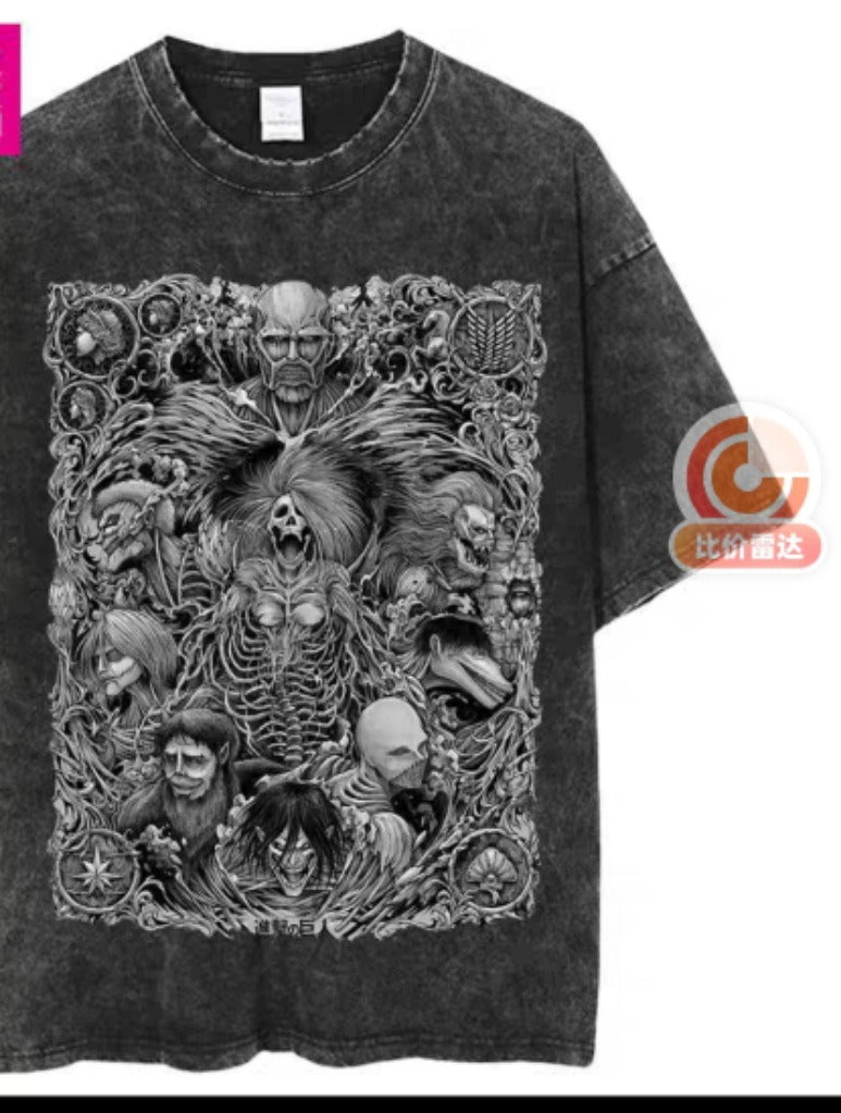 Berserk/Naruto/Baki/Bleach Pump Cover Variations Washed