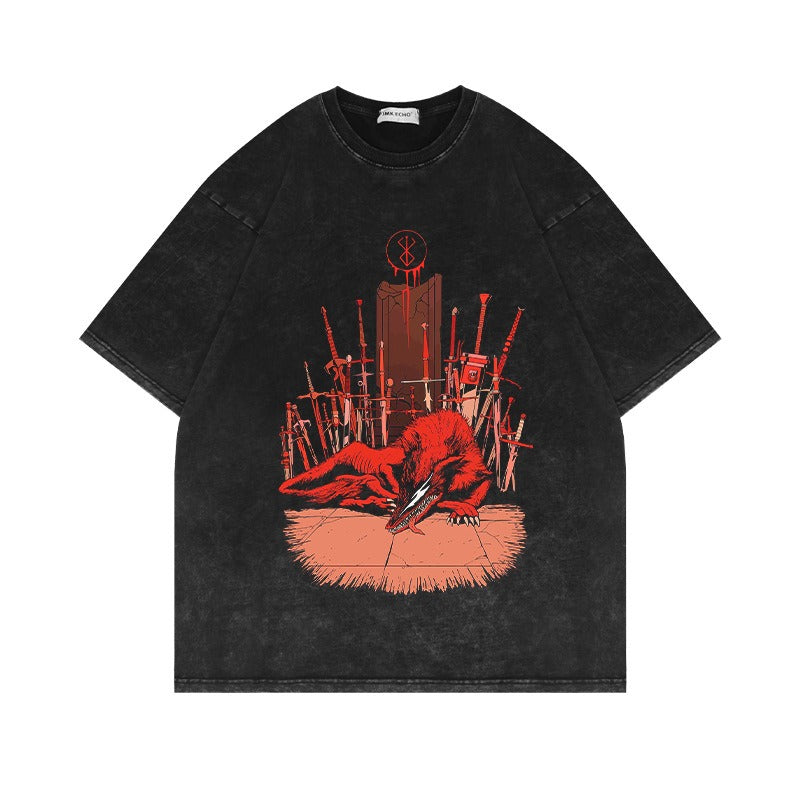Heavyweight Washed Pump Cover Berserk