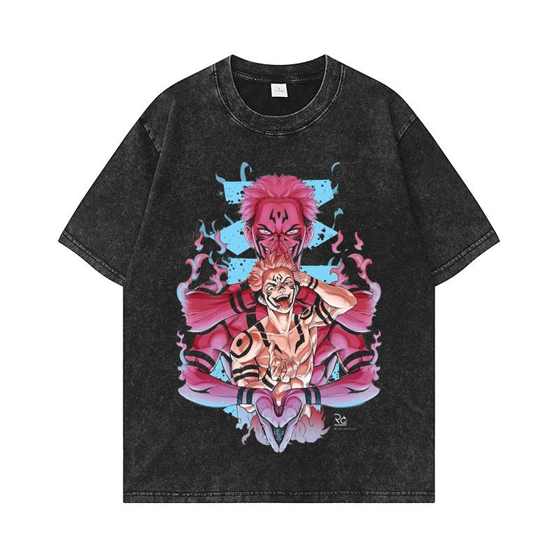Washed Pump Cover Naruto, One Piece, Jujutsu Kaisen, My Hero Academia, Bleach