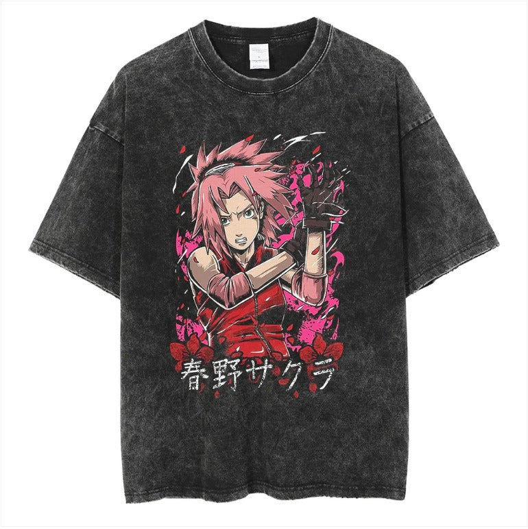Naruto Oversize Washed Wax Dyed Pump Cover