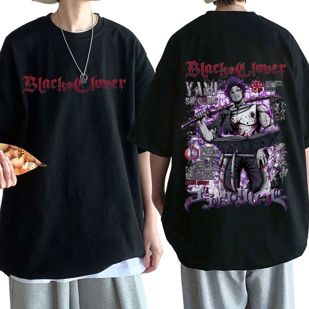 Black Clover Pump Cover Double Sided