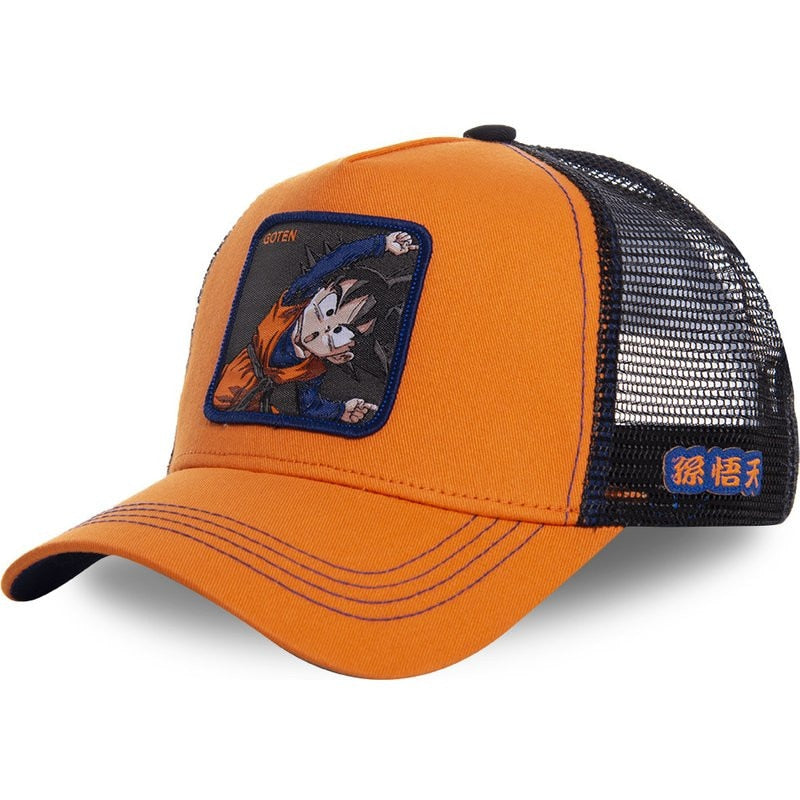 Dragon Ball Baseball Trucker hats