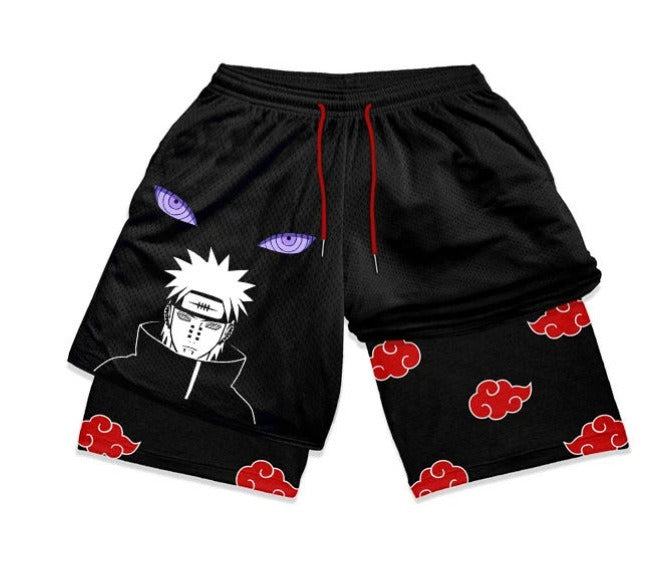 Gym Shorts With Liner Anime Variations