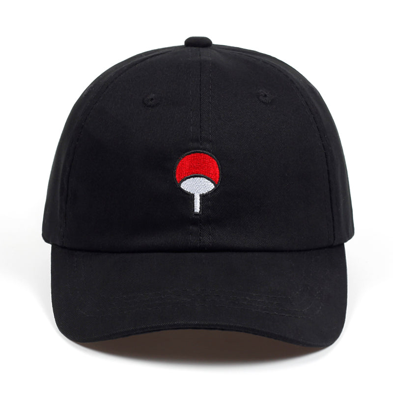 100% Cotton Naruto Dad Hat Uchiha Family Logo Embroidery Baseball Caps