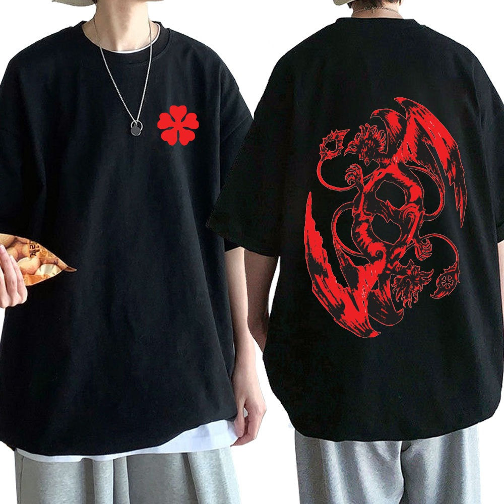 Black Clover Pump Cover Double Sided