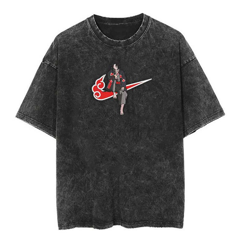 Naruto Oversize Vintage Water Washed Wax Dyed Pump Cover