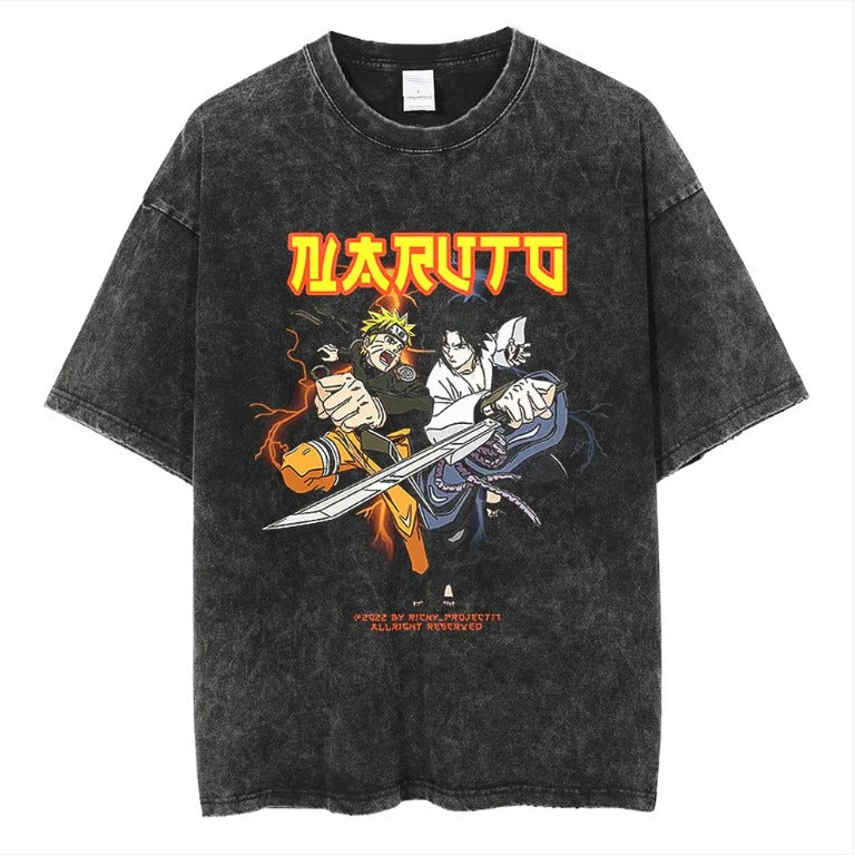 Naruto Oversize Washed Wax Dyed Pump Cover