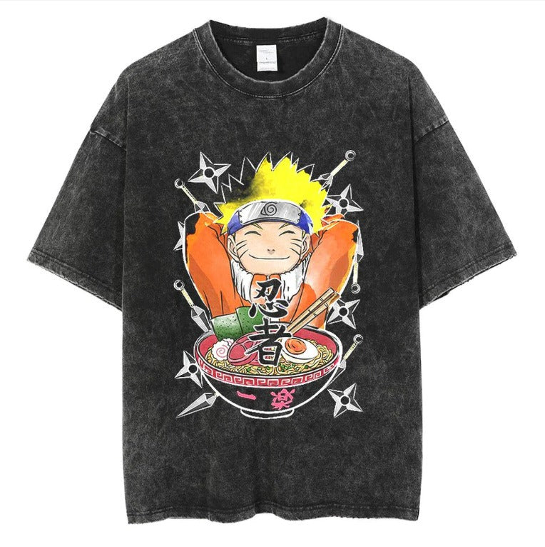 Naruto Oversize Washed Wax Dyed Pump Cover