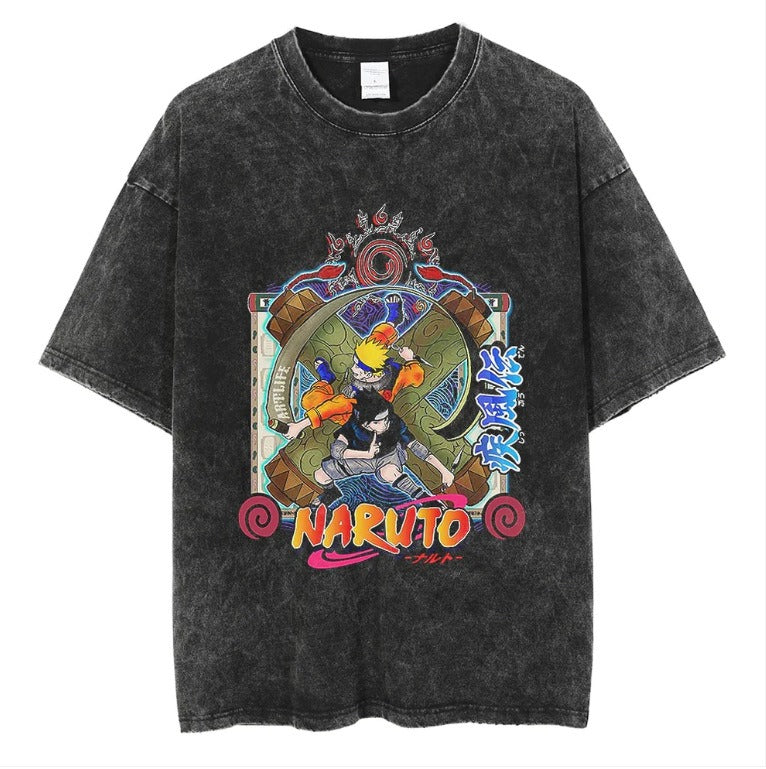 Naruto Oversize Washed Wax Dyed Pump Cover