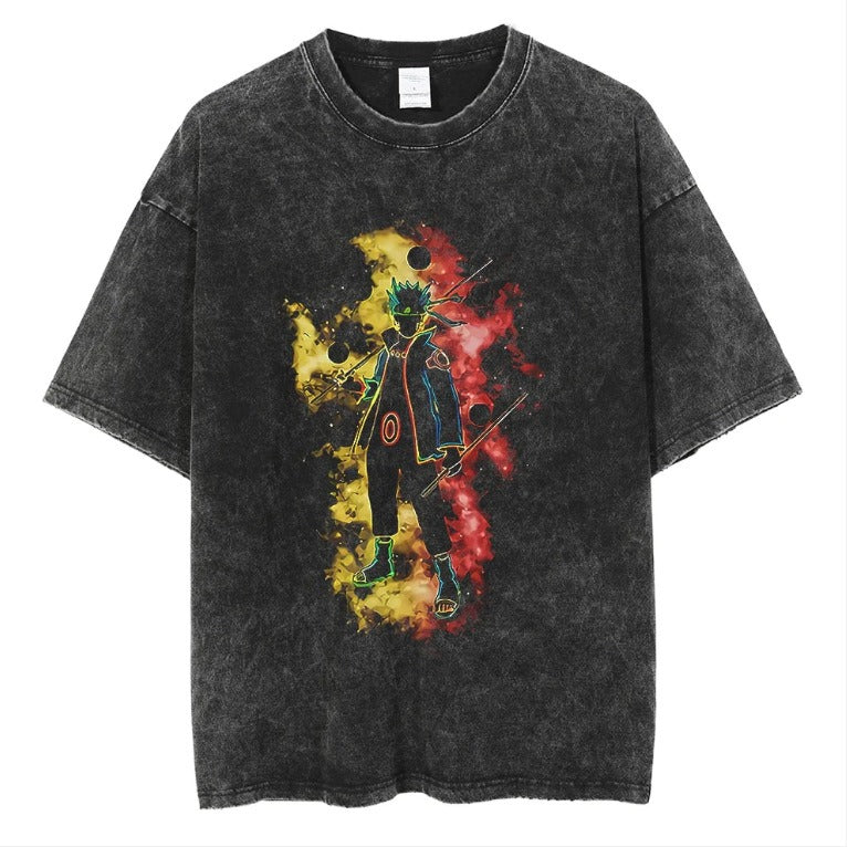 Naruto Oversize Washed Wax Dyed Pump Cover