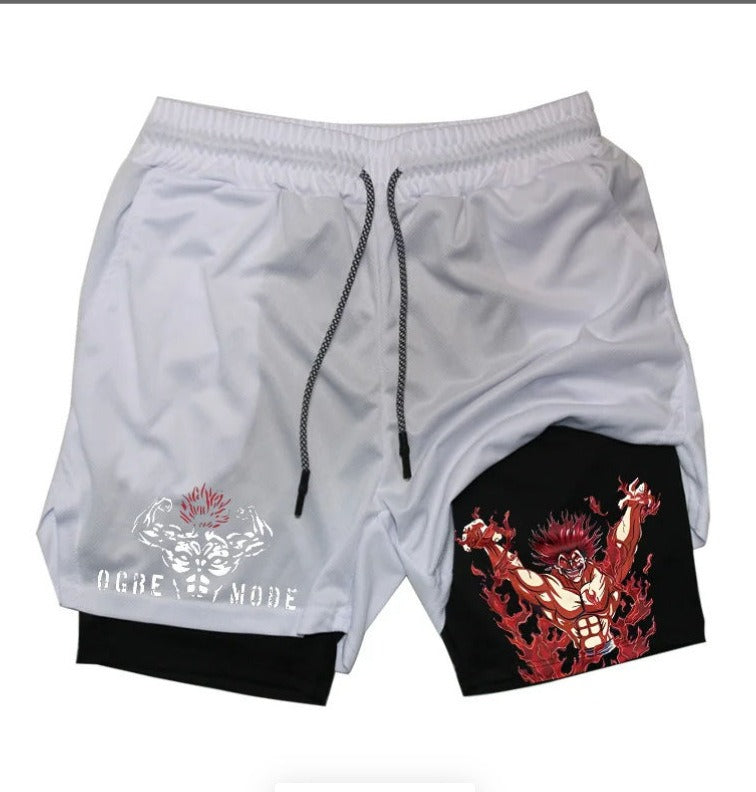 Gym Shorts With Liner Anime Variations