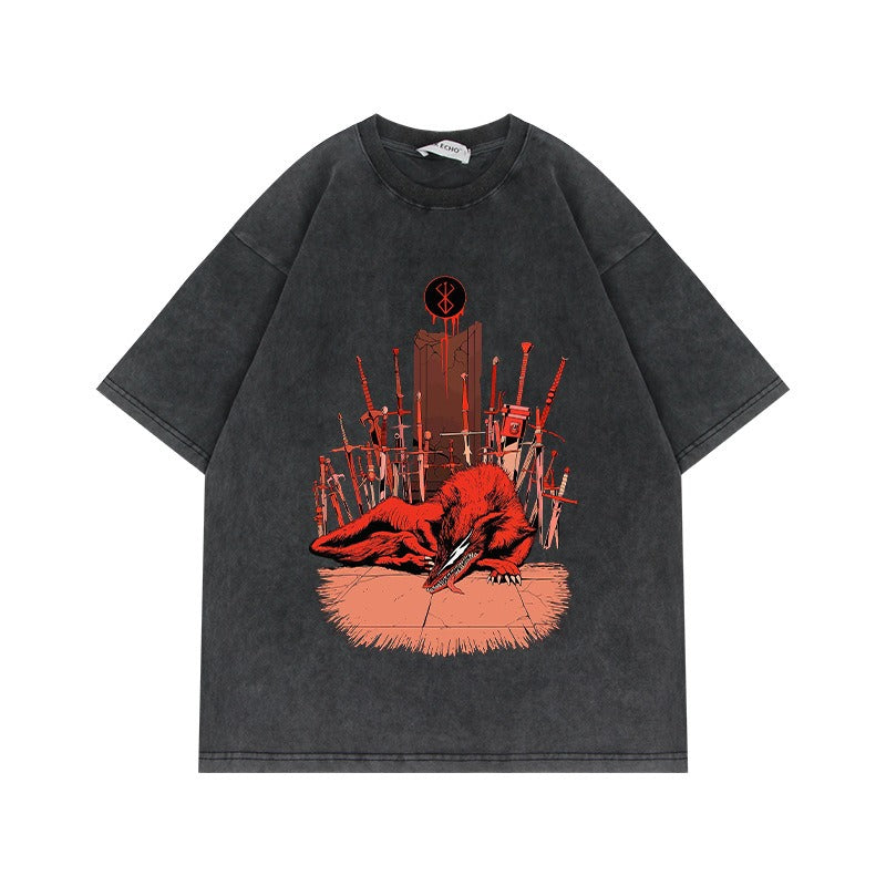 Heavyweight Washed Pump Cover Berserk