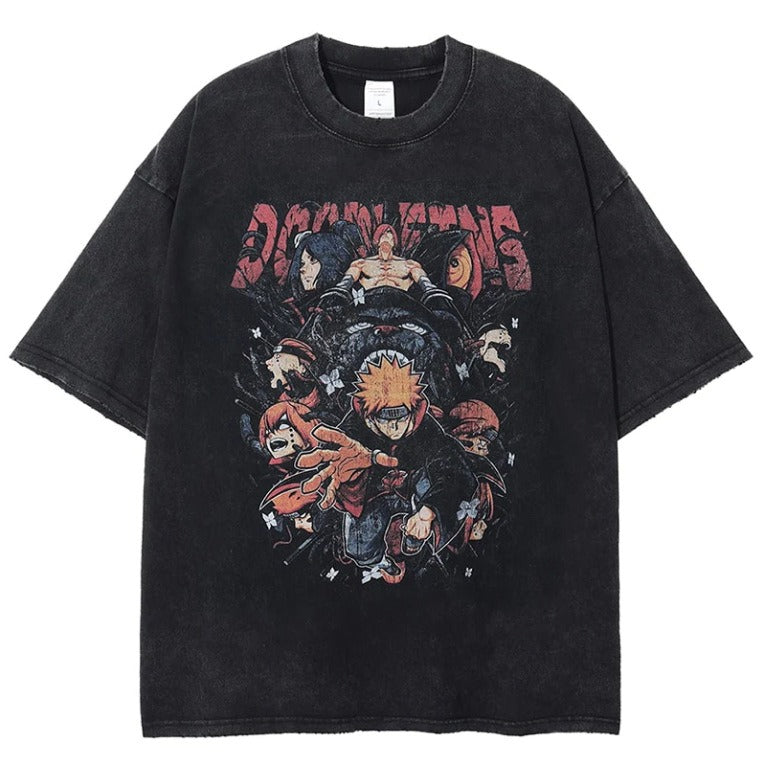 Naruto Oversize Washed Wax Dyed Pump Cover