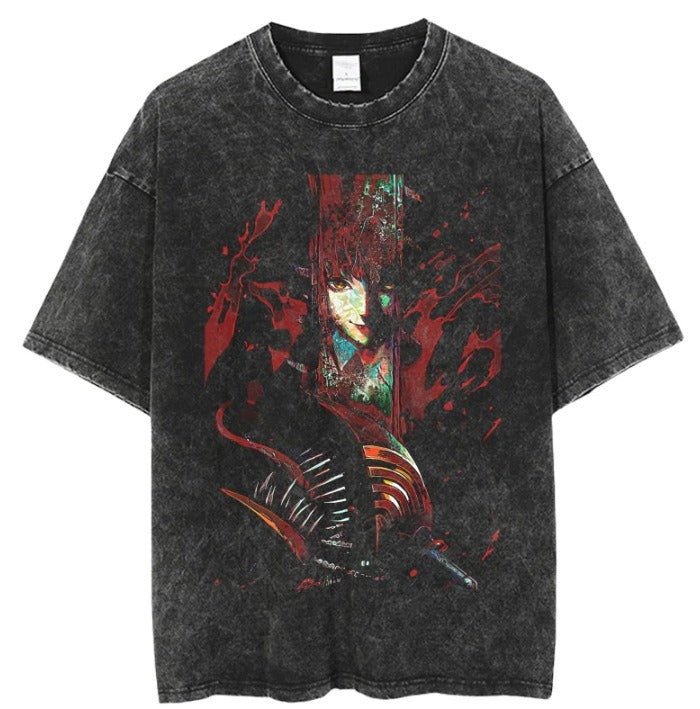 Berserk/Naruto/Baki/Bleach Pump Cover Variations Washed
