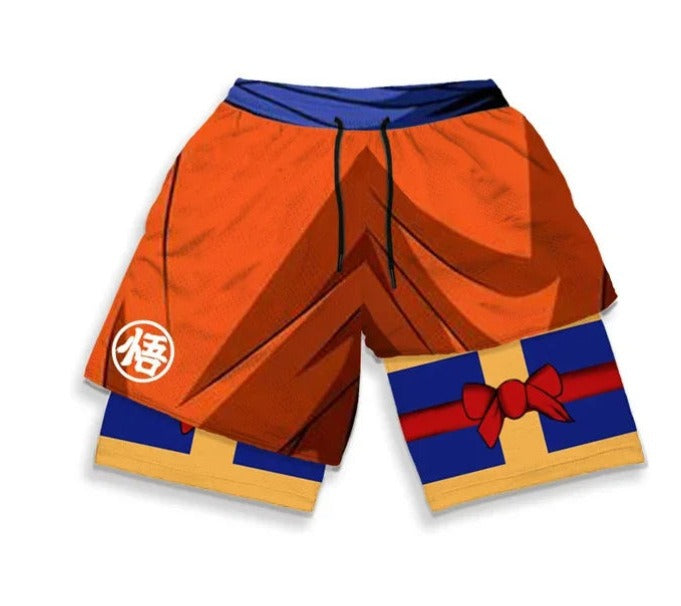 Gym Shorts With Liner Anime Variations