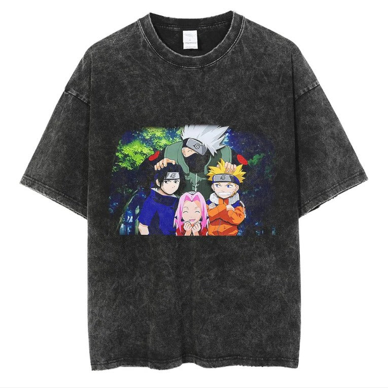 Naruto Oversize Washed Wax Dyed Pump Cover