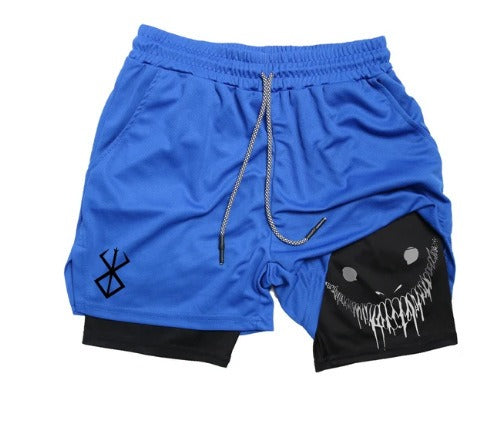 Gym Shorts With Liner Anime Variations
