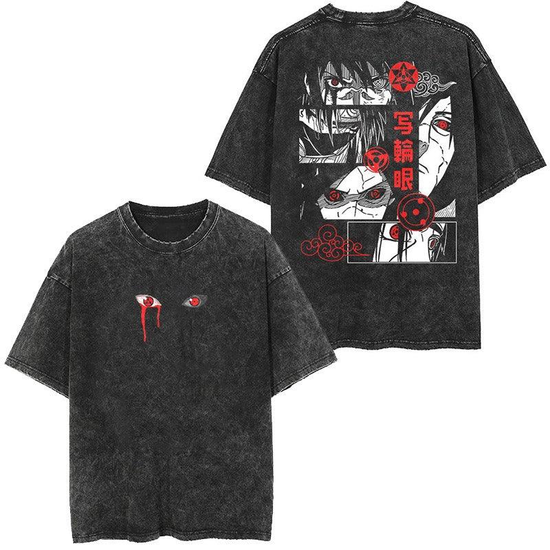 Naruto Oversize Vintage Water Washed Wax Dyed Pump Cover