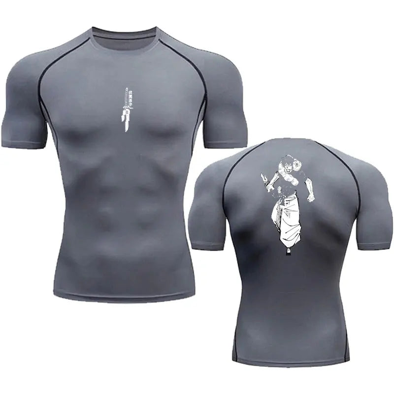 Compression  Gym Shirt Toji Fushiguro