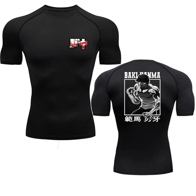 Baki Compression Gym Shirt