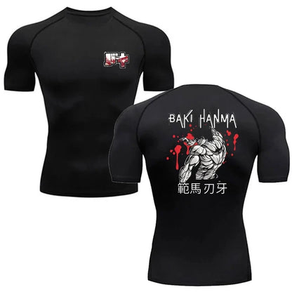 Baki Compression Gym Shirt