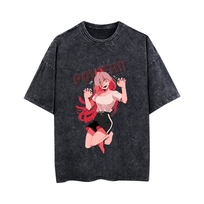 Washed Chainsaw Man Pump Cover