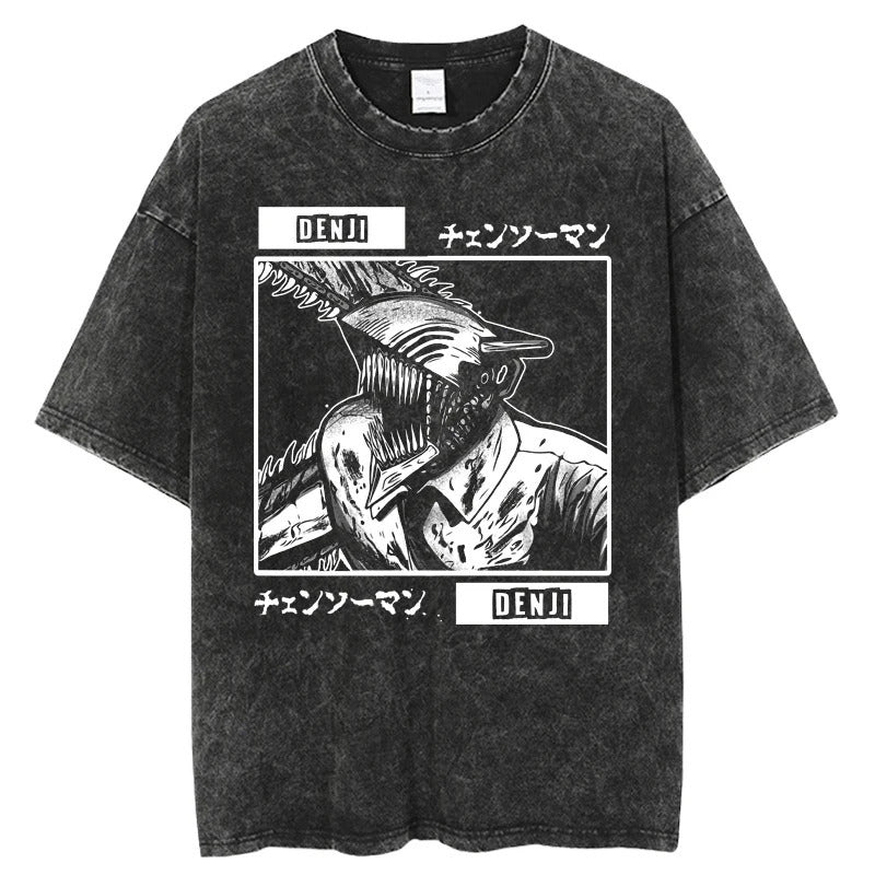 Chainsaw Man Washed Pump Covers