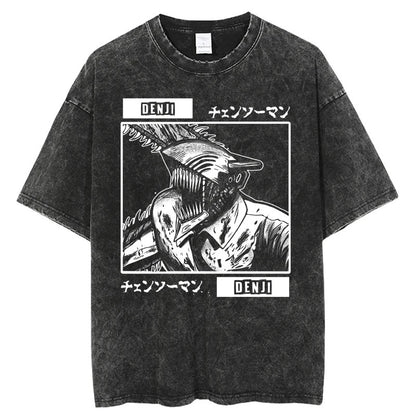 Chainsaw Man Washed Pump Covers