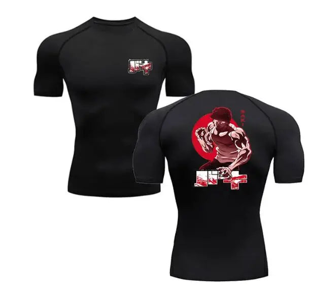 Baki Compression Gym Shirt